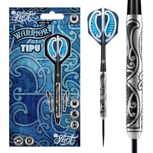 Shot! Warrior Tipu 80% Dartpijlen 21-23-25 Gram