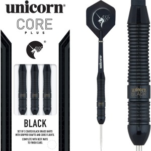 Unicorn Core Plus Black Brass S2 Dartpijlen