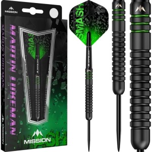 Mission Martin Lukeman Black Titanium 90% Dartpijlen