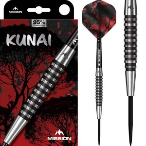 Mission Kunai Black 95% Dartpijlen
