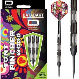 Datadart Tony Wood 95% Black Titanium Dartpijlen