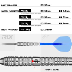 Caliburn Rix R4 90% Dartpijlen