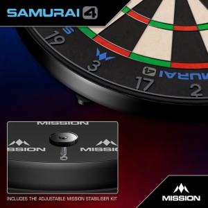 Mission Samurai 4 Graphite Dartbord