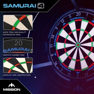 Mission Samurai 4 Graphite Dartbord