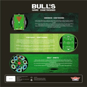 BULL'S Gameboard Golf Dartbord