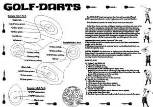 BULL'S Gameboard Golf Dartbord