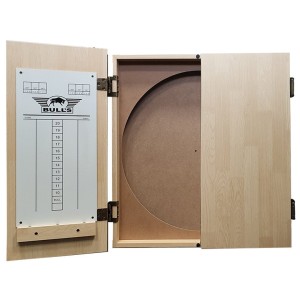 BULL'S Deluxe Wooden Cabinet Light Oak