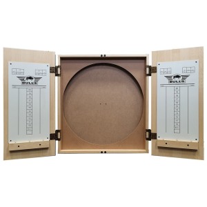 BULL'S Deluxe Wooden Cabinet Light Oak
