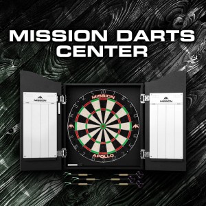 Mission Home Darts Centre Plain Black