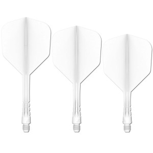 Mission Force 90 Vortex White No6 Moulded Flights