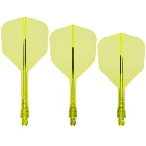 Mission Force 90 Vortex Yellow No6 Moulded Flights