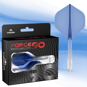 Mission Force 90 Gradient Blue No2 Moulded Flights