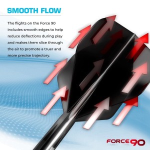 Mission Force 90 Gradient Blue No2 Moulded Flights