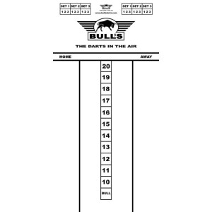 BULL'S Budget Whiteboard 60x30 cm
