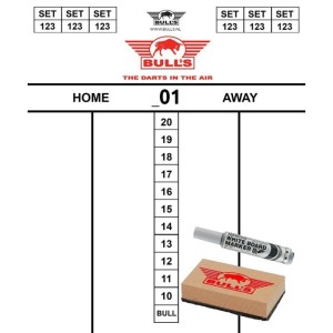 BULL'S Scoreset Flex 35x25 cm