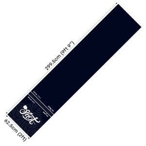 Shot Rubber Dartmat 300x62 cm