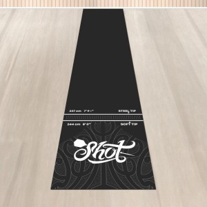Shot Rubber Dartmat 300x62 cm