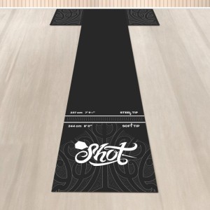 Shot T-Dartmat Floor Protection 300x60 cm