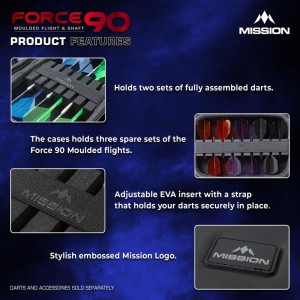 Mission Force 90 Dart Case Large