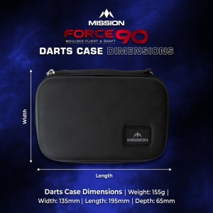 Mission Force 90 Dart Case Large