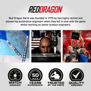 Red Dragon Gerwyn Price Blue Original Switch Point 90% Dartpijlen