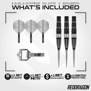 Red Dragon Recon Torpedo Switch Point 90% Dartpijlen
