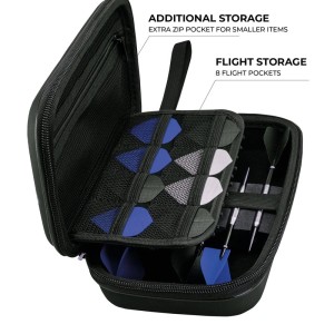Mission Darts EVA Dart Case Samurai Infinity Blue