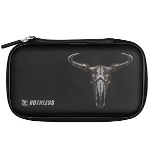 Ruthless Designed EVA Dart Case Large Black Skull