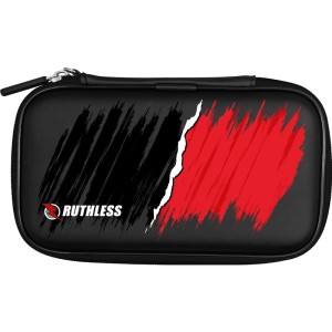 Ruthless Designed EVA Dart Case Large Black RipTorn Black Red