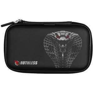 Ruthless Designed EVA Dart Case Large Black Cobra Red