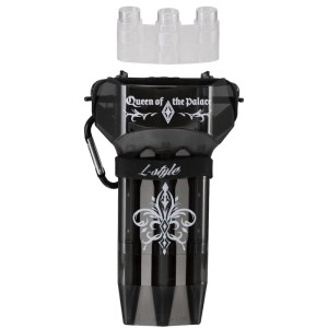 L-Style KrystaL One Dart Case Fallon Sherrock V3 Lily Clear Black