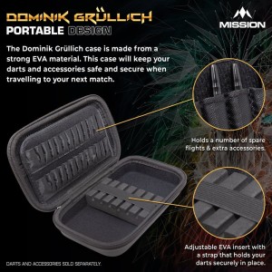 Mission Darts Players EVA Dart Case Dominik Grüllich