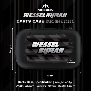 Mission Darts Players EVA Dart Case Wessel Nijman