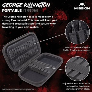 Mission Darts Players EVA Dart Case George Killington