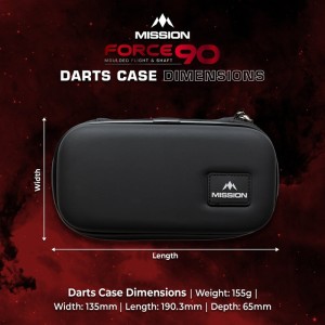 Mission Force 90 Dart Case EVA Moulded Wallet Slim