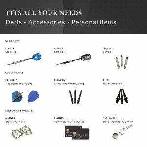 Casemaster Plazma Plus Dart Case with Phone Pocket Nylon