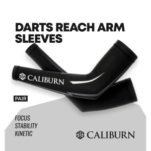 Caliburn Darts REACH Arm Sleeves Pair Black
