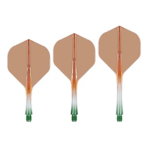 Caliburn SUP Flights Moulded Flight & Shaft Standard No2 Two Tone