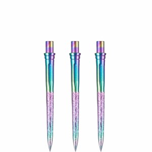 Caliburn Replaceable Dart Points Rough No Lip Rainbow 28 MM
