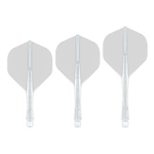 Caliburn SUP Flights Moulded Flight & Shaft Standard No2 Transparant