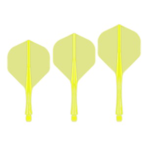 Caliburn SUP Flights Moulded Flight & Shaft Standard No2 Geel