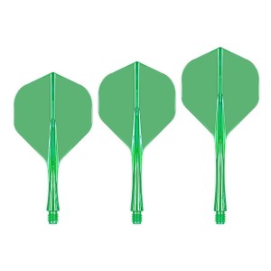 Caliburn SUP Flights Moulded Flight & Shaft Standard No2 Groen