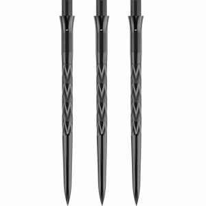 Caliburn Replaceable Dart Points MIR Zwart 40 MM