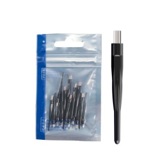 Caliburn Replaceable Dart Points Soft Tip Zwart