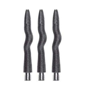 Caliburn Curly Dart Shafts Aluminium Sandblasted