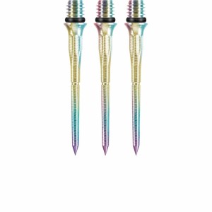 Caliburn Hexagonal Conversion Points Screw In Titanium Rainbow 32 MM