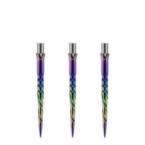 Caliburn Replaceable Dart Points Spiro No Lip Rainbow 28 Millimeter