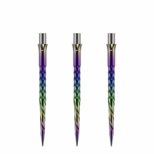 Caliburn Replaceable Dart Points Spiro No Lip Rainbow 32 Millimeter
