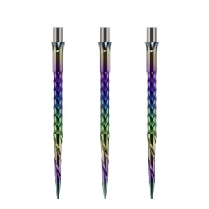 Caliburn Replaceable Dart Points Spiro No Lip Rainbow 36 Millimeter