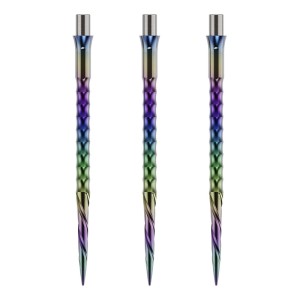 Caliburn Replaceable Dart Points Spiro No Lip Rainbow 40 Millimeter